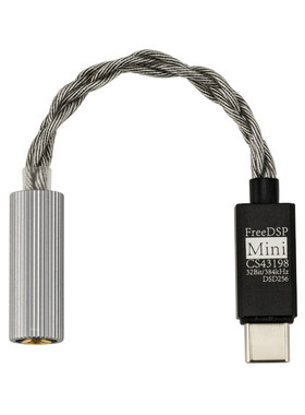 水月雨FreeDSP Mini 便携小尾巴HiFi级USB-C带麦调音微型解码耳放