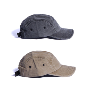 美式 街头百搭棒球帽子 复古做旧五片帽潮水洗软顶鸭舌帽春秋个性