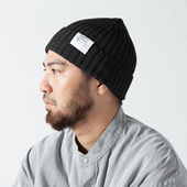 日系纯棉针织毛线帽美式 复古冷帽男女套头帽休闲包头帽针织帽潮牌