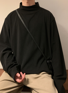 2025冬季新款280g单件包装半高领德绒T恤M5XHT24922特P12.5