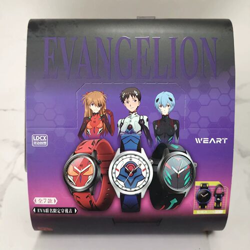 灵动创想WEART艺术穿戴手表EVA明日香2号机夜光盲盒石英电子表