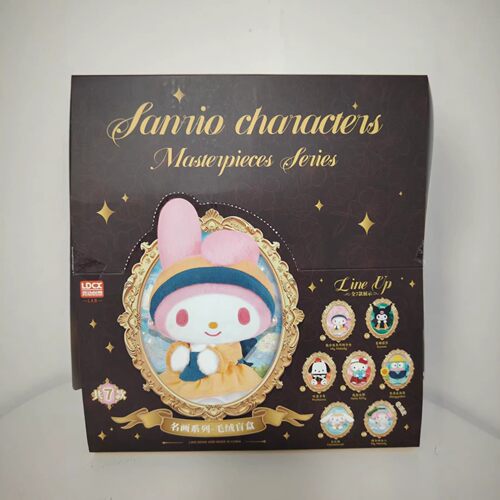 灵动创想三丽鸥家族名画系列毛绒背包挂件公仔玩偶潮玩盲盒摆件