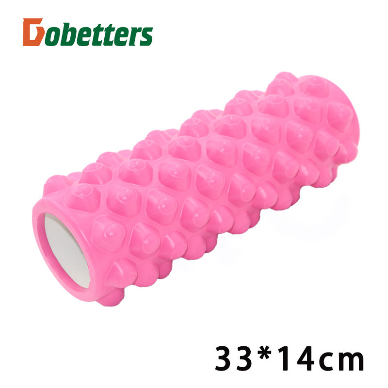 33cm-45cmEVA空心浮点狼牙形瑜伽柱空泡沫轴乳头普拉提瑜珈柱