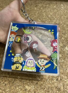 出口外贸胡迪三眼仔摇摇乐钥匙扣
