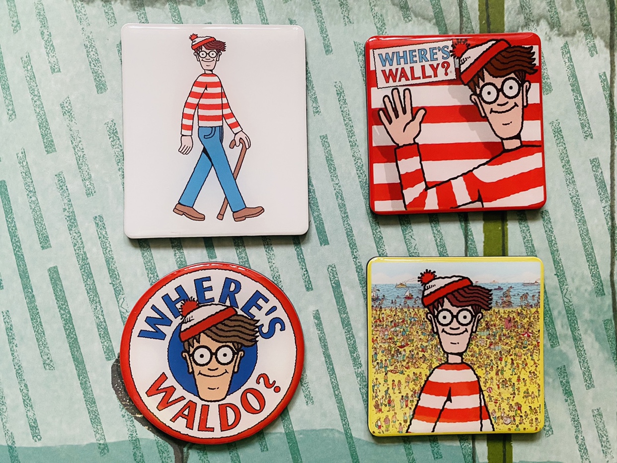 出口日本寻找威利系列超大磁性冰箱贴