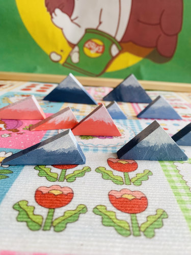 日本手工创意展匠人手作富士山桌面迷你摆件 微缩景物摆件孤品