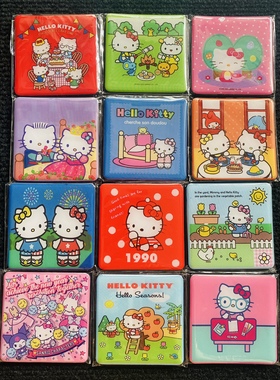 出口日本三丽ou凯蒂猫Hello kitty超大磁性冰箱贴磁铁便签贴（1）