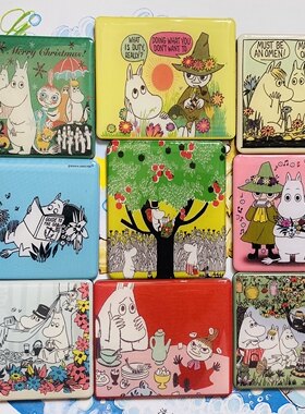 出口外贸姆明Moo.min超大磁性冰箱贴便签磁性贴（第五季）