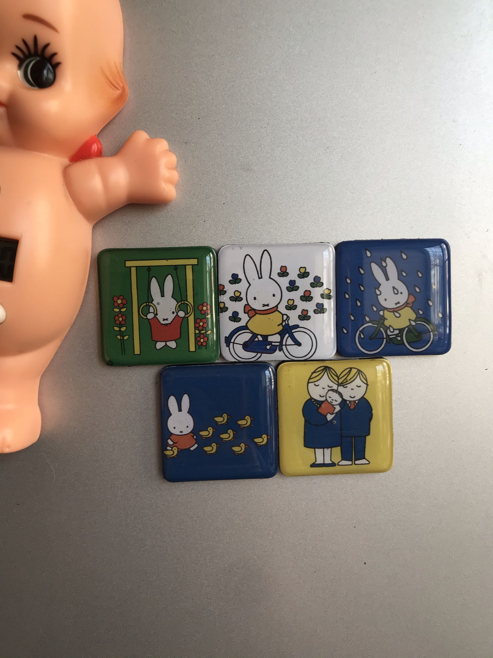 特价包邮迷你Miffy米菲超大磁性冰箱贴一套5枚