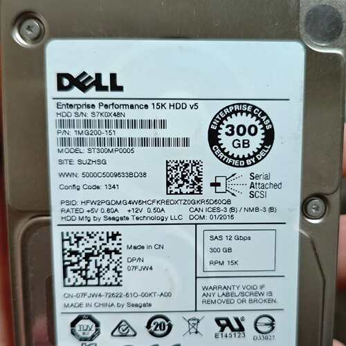 维修DEEL 300G ST300MP0005 07FJW4议价