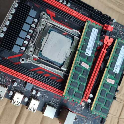 维修华南，X99主板+E5-2676V3+32G，实物图片议价