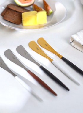 Cutipol不锈钢黄油刀抹刀果酱抹刀贝果面包刀抹酱刀涂抹刀牛油刀