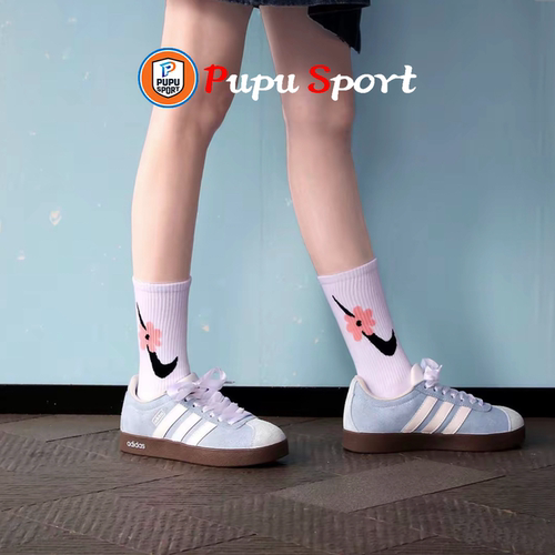 定制球鞋】adidas neo VL Court 2.0海滨假日低帮板鞋男女同款