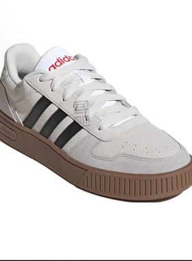 adidas neo D-PAD男女同款复古运动板鞋休闲鞋轻便舒适灰色JP8232