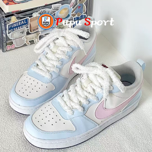 定制球鞋】Nike Court Borough PEEKABOO 海盐奶泡
