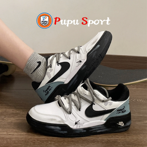 【定制球鞋】Nike Full Force 深山寻野 潮流 时尚 黑白