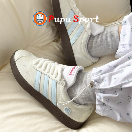 【球鞋定制】Adidas阿迪达斯男女鞋子 芝士猫爪 潮流百搭低帮板鞋