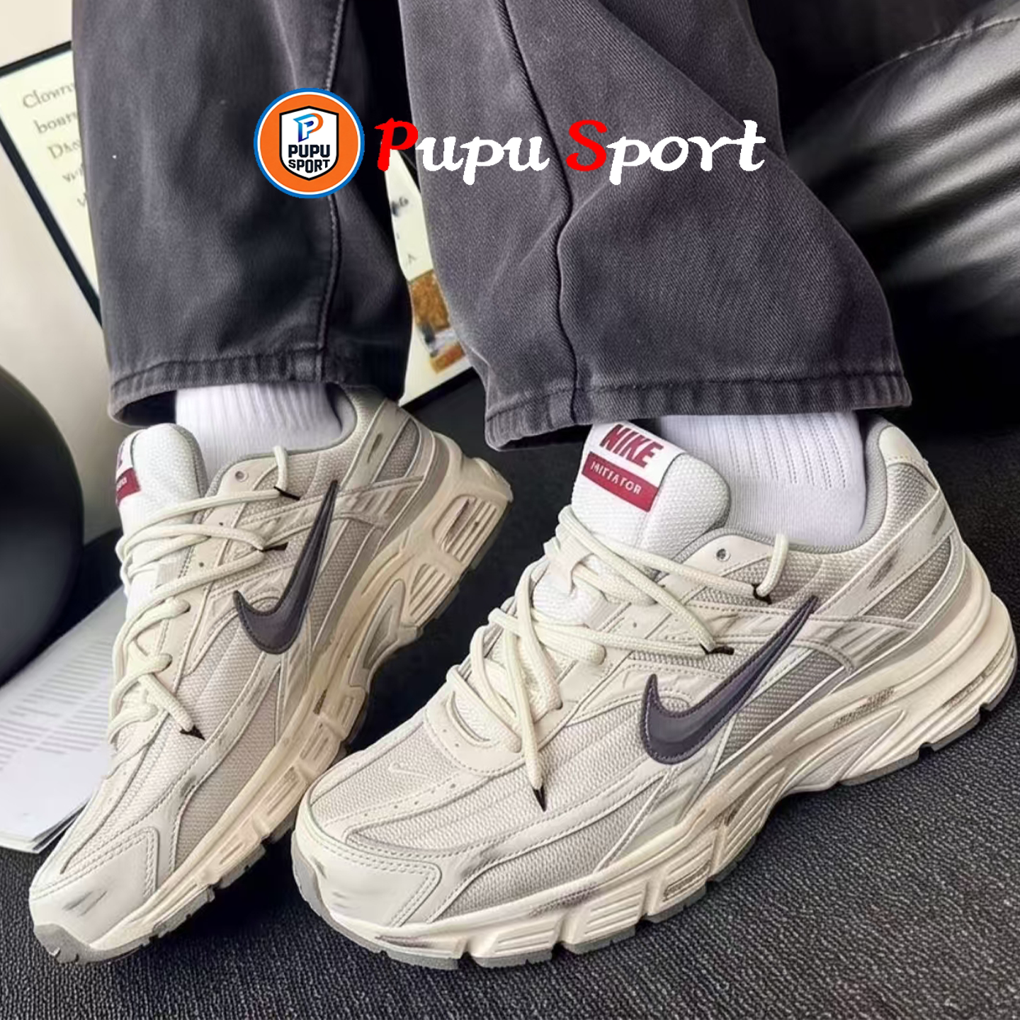球鞋定制 耐克Nike Initiator 做旧情书 舒适百搭休闲男女跑步鞋