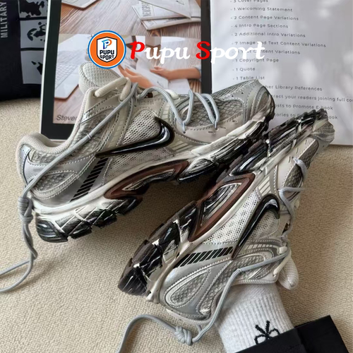 球鞋定制Nike V5 RNR 荒砾行者废土风复古做旧涂鸦工装情侣跑步鞋