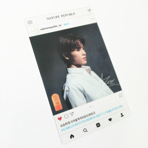 NCT127小卡画册扇子自然乐园