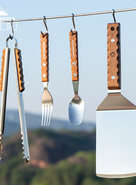 柯曼铁板烧料理铲不锈钢304煎牛排专用 MS-29煎饼煎蛋多功能铲刀