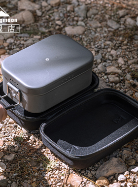 CAMPINGMOON方形EVA保温便当包户外便野餐饭盒烧饭盒保温收纳耐撞
