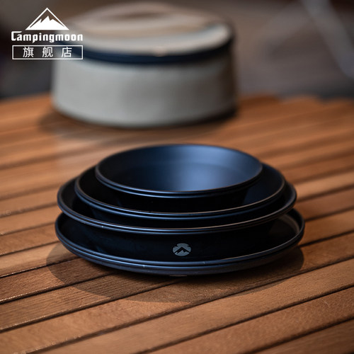 柯曼户外野炊餐碟304不锈钢