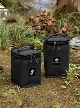 柯曼露营帆布灯具手提包大号马灯汽灯防撞包炉具扁气罐餐具收纳包