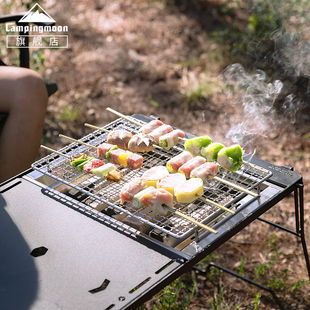 柯曼一单元IGT桌碳烤架双层隔热柴火炉 露营桌拓展烧烤日式炉端烧