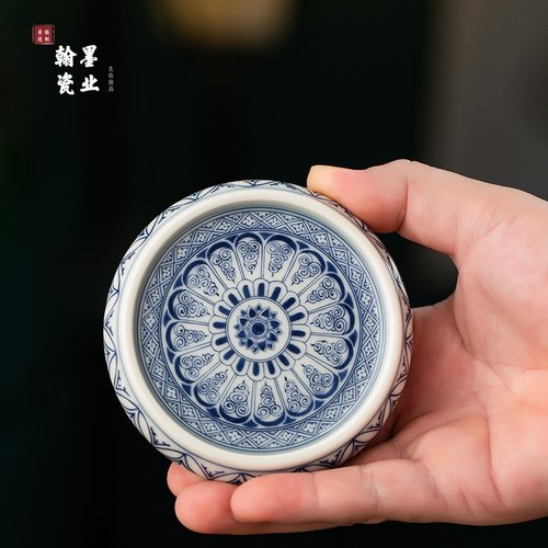 杯垫茶托景德镇盖置茶道配件