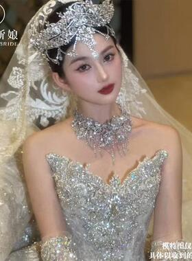 ETE高定新娘时尚皇冠额饰公主冠婚纱礼服造型结婚发冠奢华头饰品