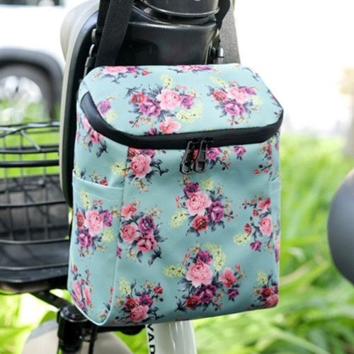 电动车前置挂包折叠防水自行车大号前兜挂袋摩托车挂兜车载收纳包