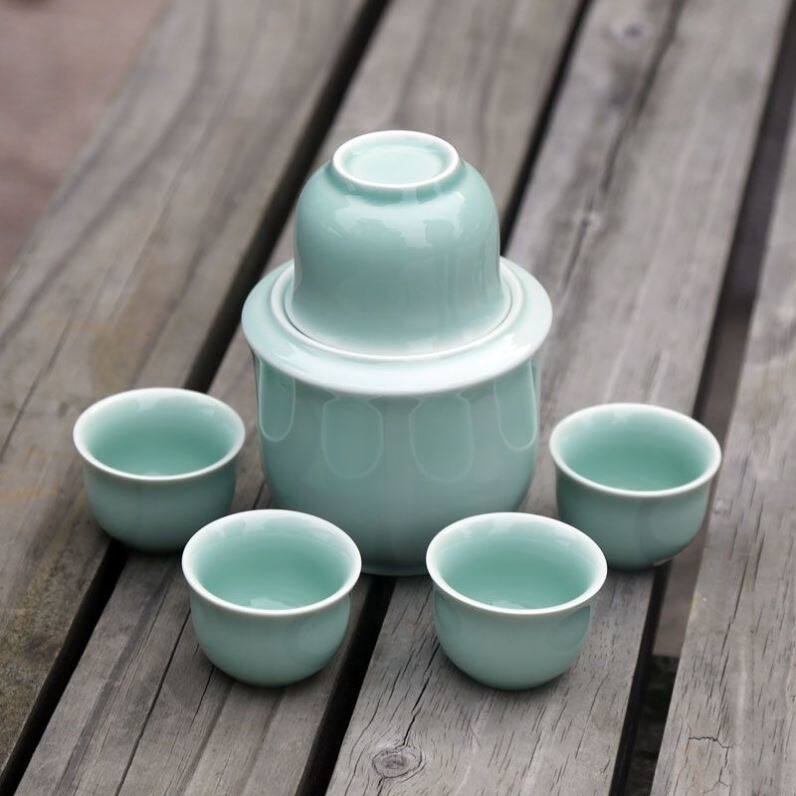 大容量温酒器半斤一斤温酒套装热酒壶暖酒壶烫酒壶黄酒热酒壶家用