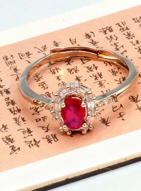 高级感新款2003发女轻奢戒指其一