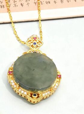 牌吊坠石无事天然项链多样性发  其一1004