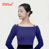 笛雀儿舞蹈毛衣针织衫 芭蕾练功毛衣外套保暖 上衣秋冬成人女长袖