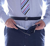 隐形衬衫 衬衣下摆固定带扣上衣硅胶防皱防滑神器束衣绑带腰封男女