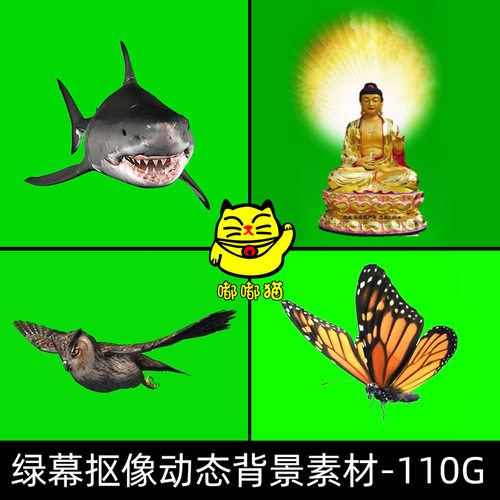 绿幕抠像动态背景电影AE特效短视频影视后期合成绿布设计素材