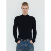 德绒自发热修身 weave 白经典 黑 半高领拉链打底上衣polo 刚需内搭