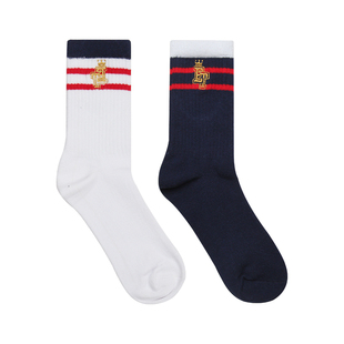 RAVENOUS学院风条纹中筒袜字母刺绣运动长袜男女同款袜子潮牌