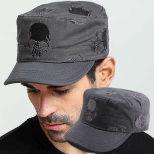 平顶帽男大头围大码男帽超大号棉质休闲帽潮流帽子男潮头大 大号