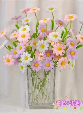 72朵小雏菊玻璃花瓶扭扭棒材料包