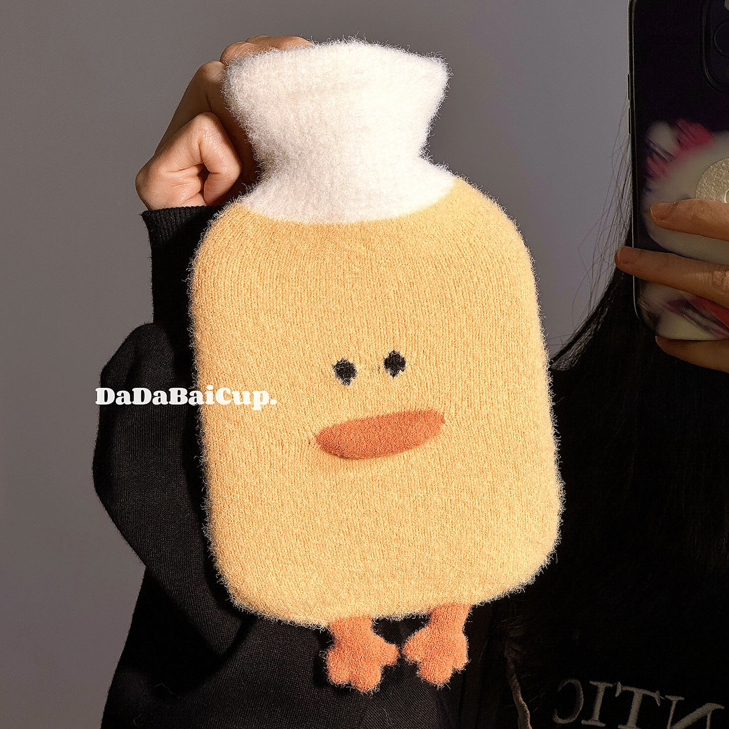 可爱卡通毛绒注水热水袋