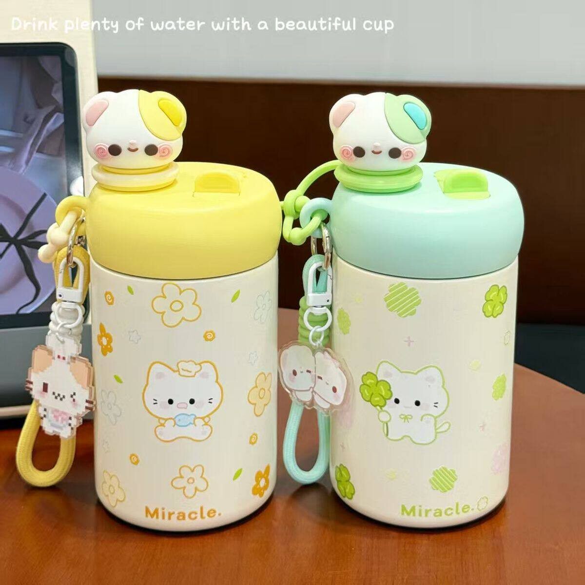 茶水分离随手杯食品级耐高温儿童