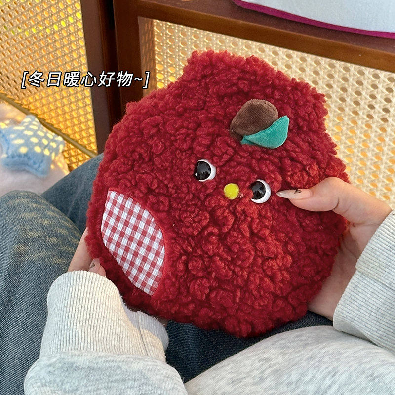 热水袋注水小号可爱毛绒暖水袋暖肚子暖手宝2024新款迷你灌水被窝