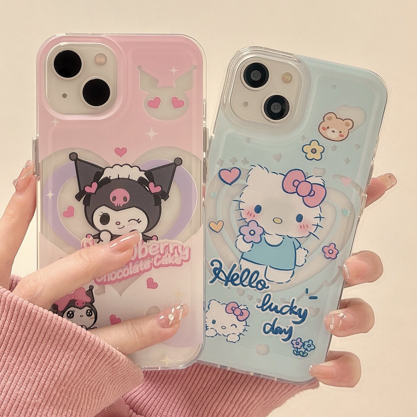 卡通可爱kt猫库洛米少女心适用iphone15promax手机壳新款苹果13简约12小众11高级感14plus女款硅胶防摔保护套高性价比高么？