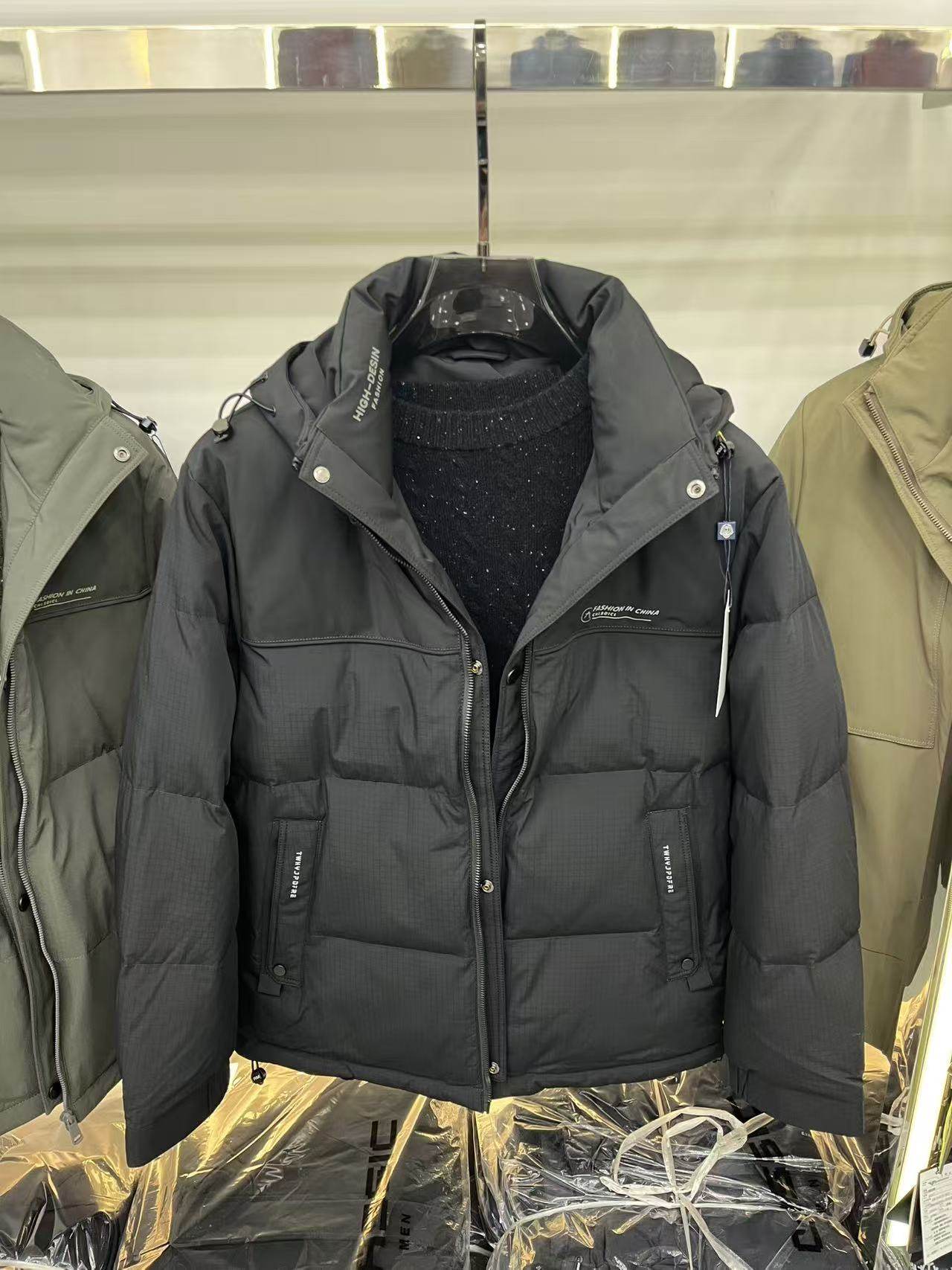 2024冬季新款羽绒服男加厚抗寒外套中青年冬装可拖卸帽防寒保暖潮