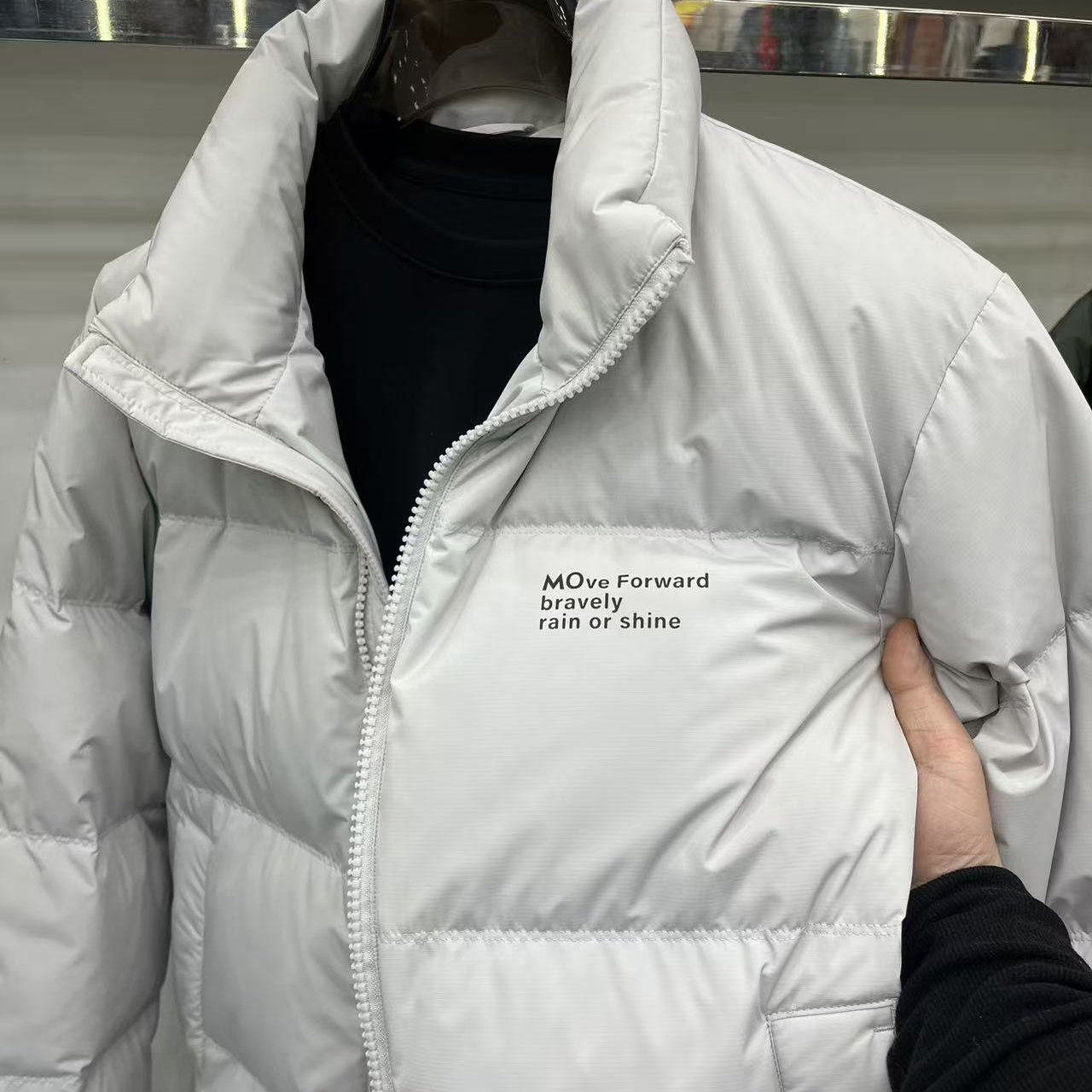 高端冬季羽绒服男新款时尚潮牌百搭休闲保暖白鸭绒男士面包服外套