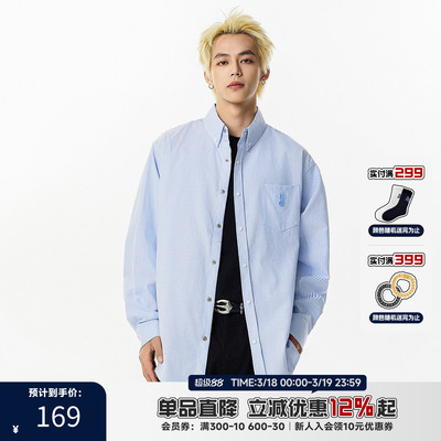 RickyisClown长袖衬衫外套男衬衣