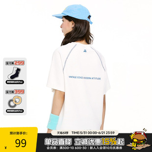 【7A抑菌】RIC夏季短袖T恤男2025新款宽松情侣运动健身半袖女潮牌
